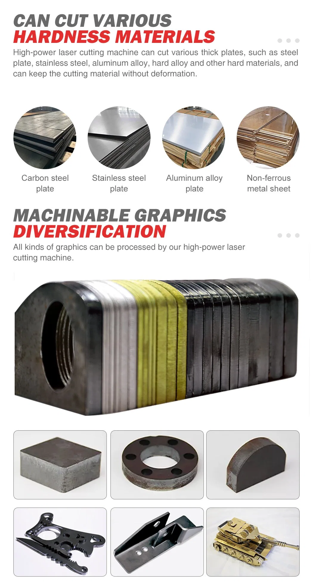 CNC Metal Fiber Laser Cutting Engraving Cutter with 1500W 2000W 3000W 6000W Stainless Steel Aluminum Mild Steel Sheet/Plate/Pipe/Tube Exchange Table